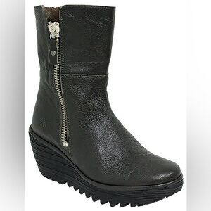 Fly London Black Ankle Boots